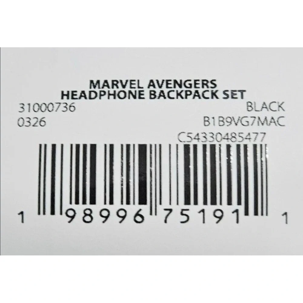 Marvel Avengers 5pc Backpack Set 17 Inch Bag Lunch Kit Headphones Water Bottle